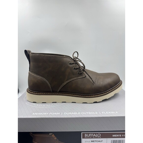 Buffalo Men\'s Chukka Boots Metcalf Brown Lace Up Boot Size 11 main image 13